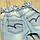 110 (4) 4-5 років дитячі тонкі прямі джинси для дівчинки дівчинці на дівчинку дівчаткам 3722 Блакитний, фото 4