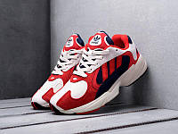 Кросівки Adidas Yung-1 White Red (Адідас Янгі в біло-червоному кольорі) чоловічі та жіночі розміри 36-45