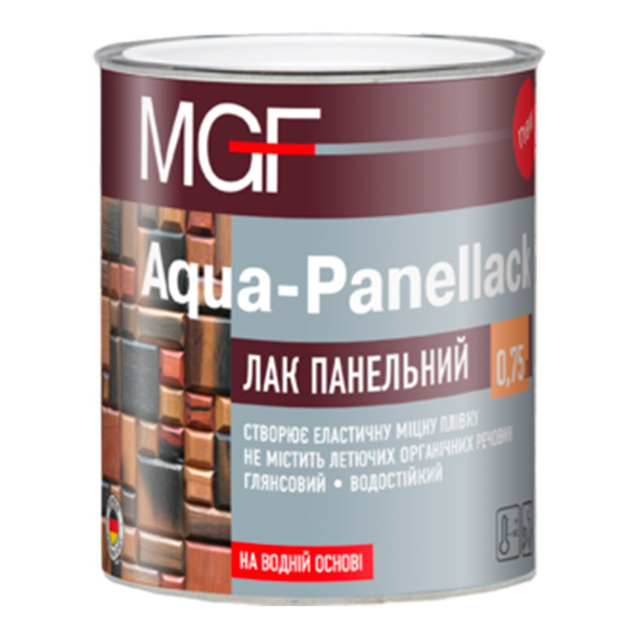 Лак панельний MGF Aqua-Panellack (0,75 л)