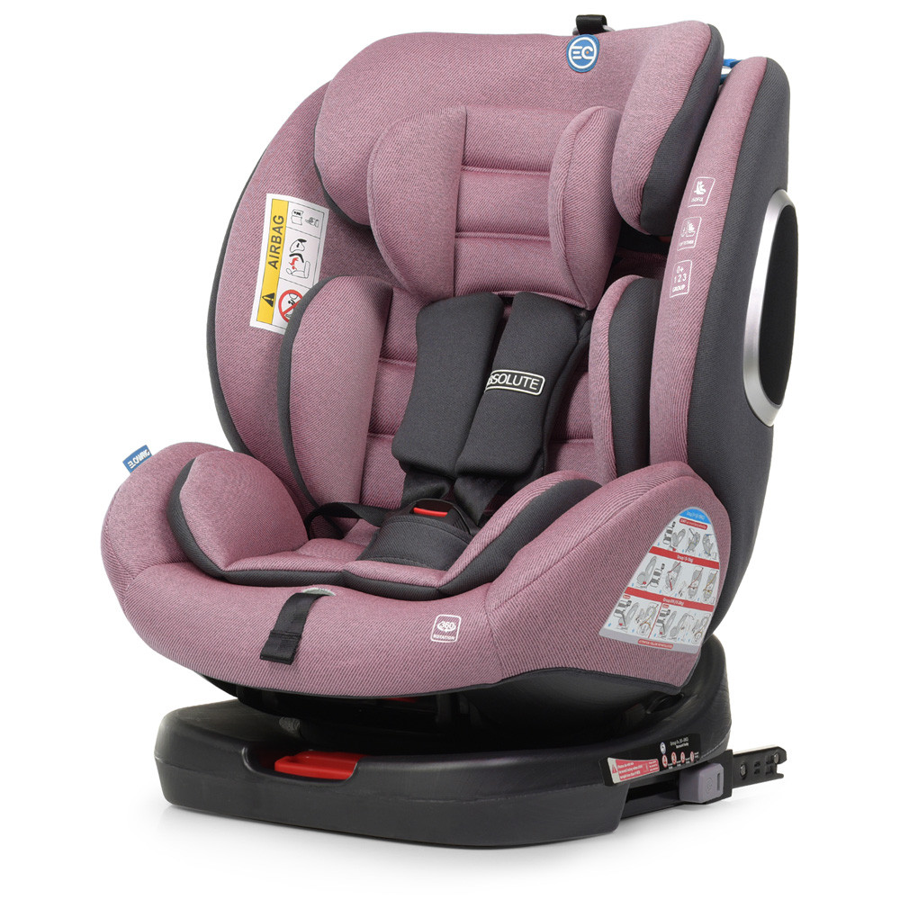 Автокрісло дитяче ME 1079 ABSOLUTE Royal Violet 360° льон Фіолетовий, фото 1