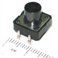Кнопка тактова TACT 12x12-9.5 мм 4pin