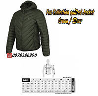 Fox Collection quilted Jacket Green / Silver