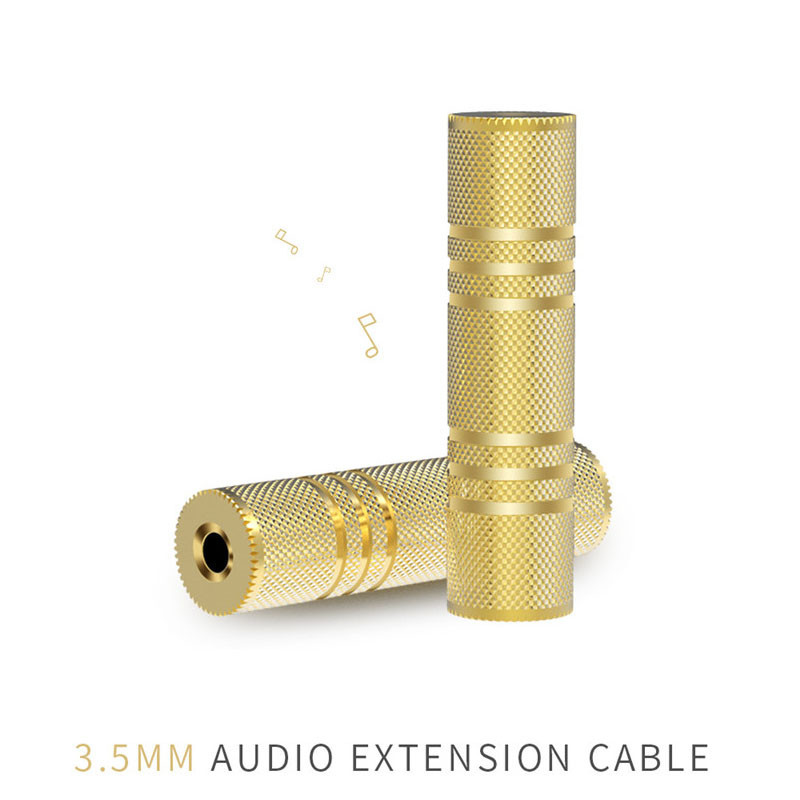 Аудіоперехідник Jack 3.5 — Jack 3.5 мм 3 pin (мама) для з'єднання AUX кабелів, навушників Protech RJ3535F