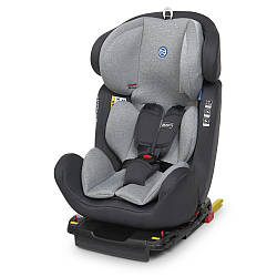 Автокрісло ME 1041 BRAVO ISOFIX Royal Gray з регулюванням підголівника та спинки Сірий