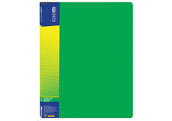 Папка пластикова з 30 файлами, зелена А4 формату Economix А4 E30603-04