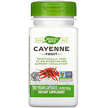 Каєнський перець Nature's Way "Cayenne Fruit" 450 мг (100 капсул)