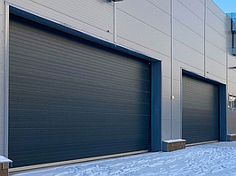 Промислові секційні ворота Alutech ProMax 10000х7000 мм