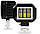 Фара світлодіодна LED квадратна протитуманна 30W + LED кільце з чіткою світловою кордоном, фото 3