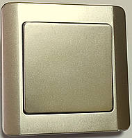 ВСп10-1-0-ГФ Выключатель 1кл. проходной (фисташковый металлик)