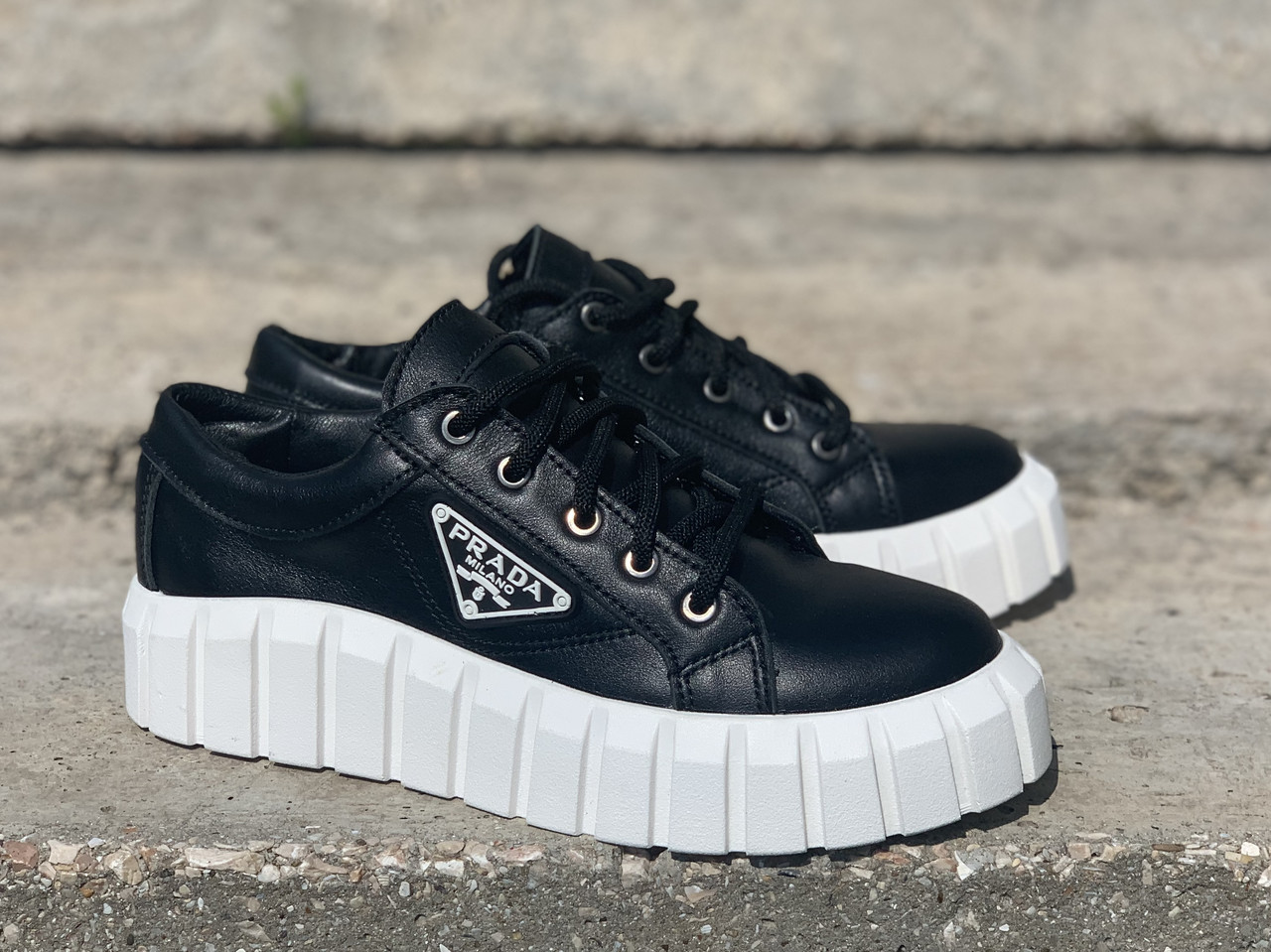 Жіночі дитячі підліткові кеди Прада