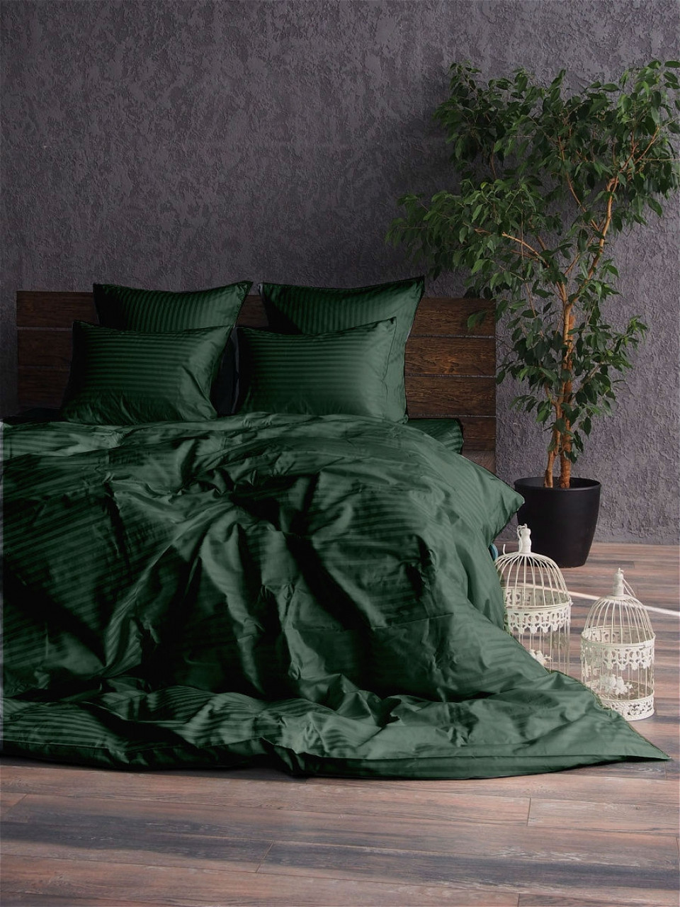 Комплект Stripe LUX GREEN 1/1см Комфорт текстиль