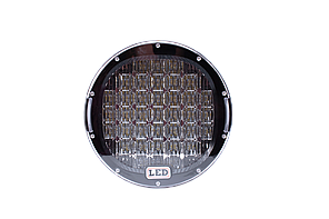 Фара LED кругла 185W (37 діодів) 222 мм х 222 мм х 72 мм