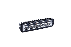 Фара LED прямокутна 54W (2 кольори (білий верх, жовтий низ) + стробоскоп)