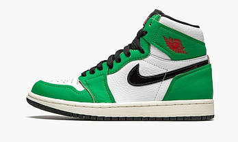 Кросівки Nike Air Jordan 1 Retro High Lucky Green, фото 3