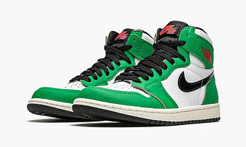 Кросівки Nike Air Jordan 1 Retro High Lucky Green, фото 4