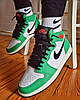 Кросівки Nike Air Jordan 1 Retro High Lucky Green, фото 8