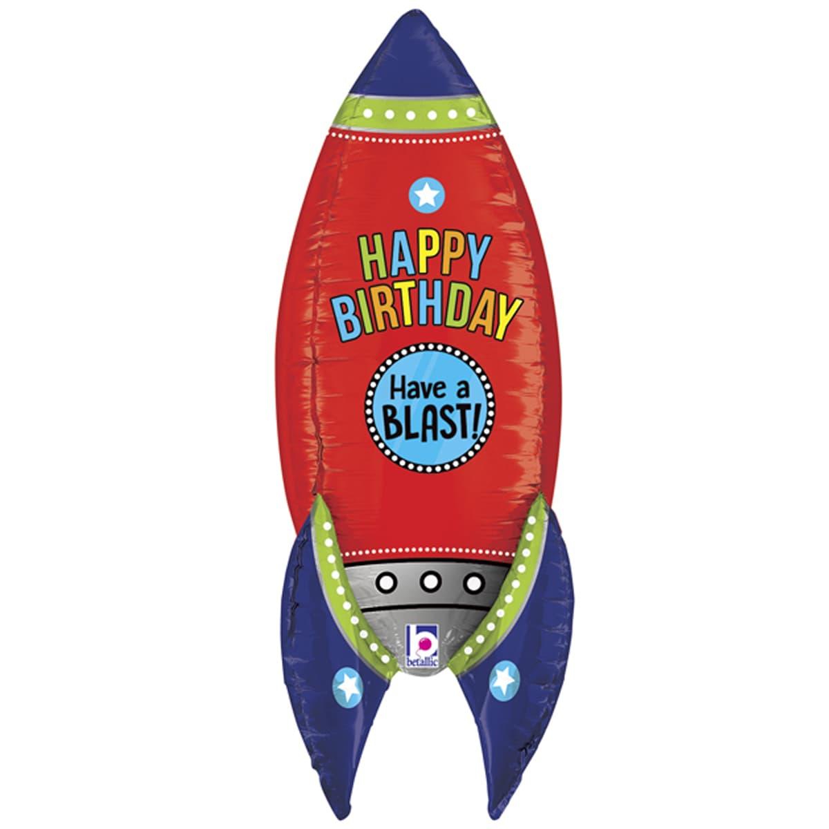 G 36" HB Космічна Ракета. Куля повітряна фольгована — В УП, фото 1