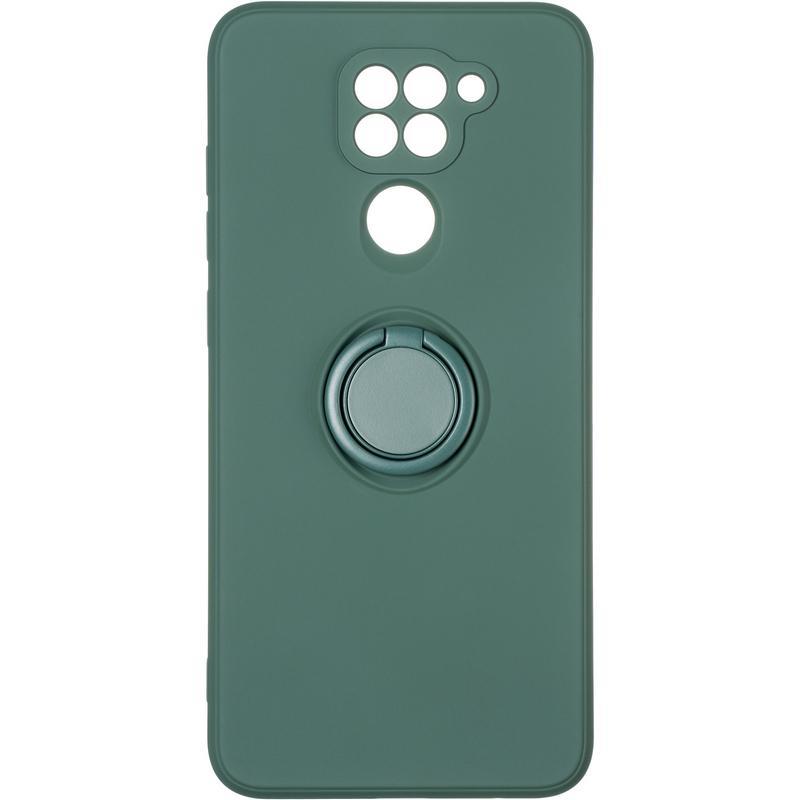 Gelius Ring Holder чехол для телефона Xiaomi Redmi Note 9 зеленый