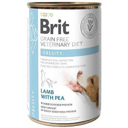 Консерва Brit VD GF Obesity (Бріт для собак при надмірній вазі та ожирінні) 400г