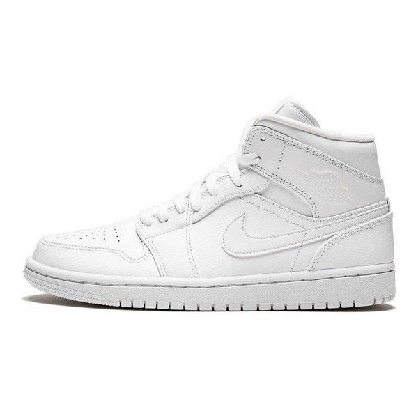 Aj1 mid sales triple white