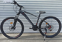 Гірський швидкісний велосипед Azimut Nevada FRD 24 дюйма рама 15" чорно-сірий