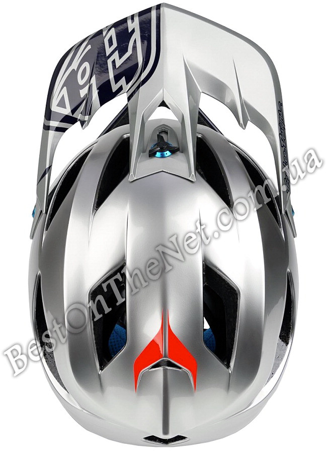Troy Lee Design (TLD) Stage - фулфейс ендуро шолом Silver-Navy [XS/S] - фото 7 - id-p1561955303