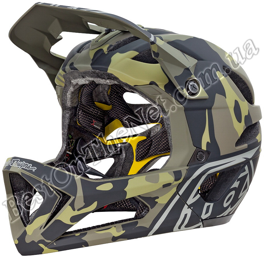 Troy Lee Design (TLD) Stage - фулфейс ендуро шолом Camo-Olive [XS/S] - фото 2 - id-p1561955311