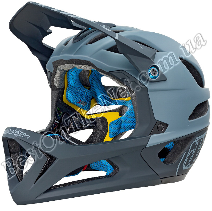 Troy Lee Design (TLD) Stage - фулфейс ендуро шолом Stealth-Gray [M/L] - фото 2 - id-p1561955316