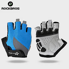 Велосипедні рукавички RockBros, синій XL