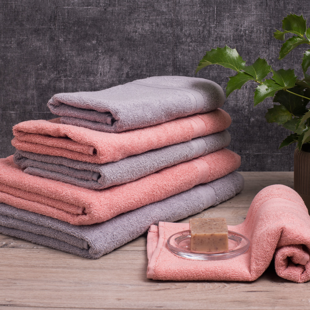 Рушник махровий для рук 40*70 BAVO СЕРЫЙ / 3106, фото 1