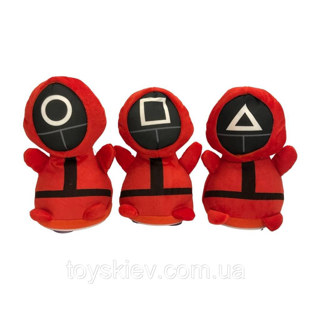 М'яка іграшка велика 3 різновиди Гра в кальмара, фото 1