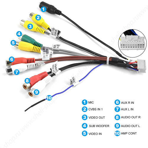 RCA кабель для магнітоли (ID#1561968582), цена: 470 ₴, купить на Prom.ua