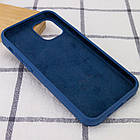 Чохол Silicone Case Full Blue для iPhone 13, фото 2