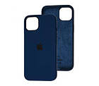 Чохол Silicone Case Full Blue для iPhone 13, фото 5