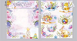 Клапан для мила великодній, картон 9,5 см на 14,2 см, 10 шт