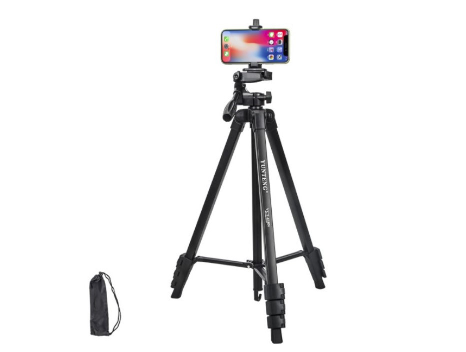 Професійний штатив YUNTENG VCT-618N для фото та відеокамер і смартфонів 51-183 см.