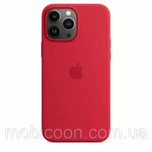 Чохол Silicone Case Full Red для iPhone 13 Pro Max
