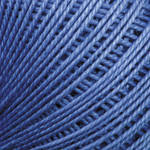 Нитки пряжа для вязания хлопковая LILY YarnArt Лили Ярнарт № 0582 - синий