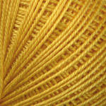 Нитки пряжа для вязания хлопковая LILY YarnArt Лили Ярнарт № 6347 - желтый
