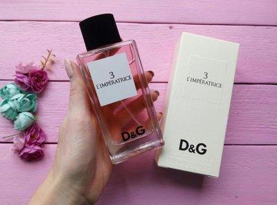 D&g no 3 100ml top
