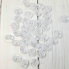 Фіксатор для шнура пластиковий, прозорий.