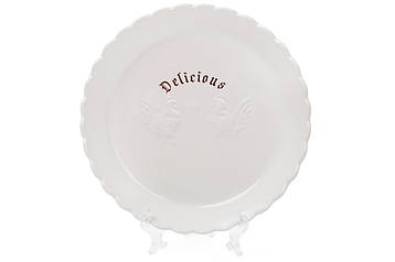 Блюдо керамічне 28 см з малюнком Тоскана