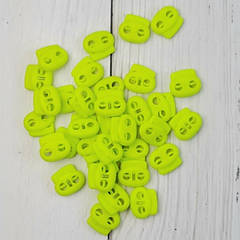 Фіксатор для шнура пластиковий, лайм.