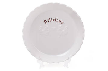 Блюдо керамічне 23 см з об’ємним малюнком Тоскана