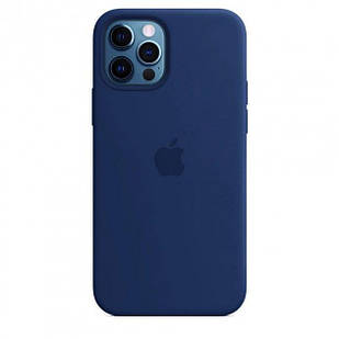 Чохол Silicone Case Full Blue для iPhone 13 Pro Max