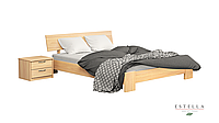 Двуспальная кровать Estella Титан 140х200 из дерева натуральный бук