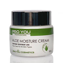 Крем з екстрактом алое Aloe Moisture Cream для інтенсивного зволоження шкіри, 60 мл PRO YOU Professional