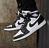 Кросівки Nike Air Jordan 1 Retro Black White, фото 7