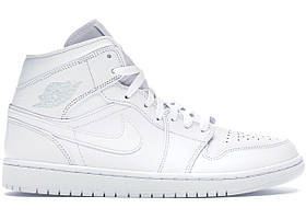 Кросівки Nike Air Jordan 1 Mid Triple White