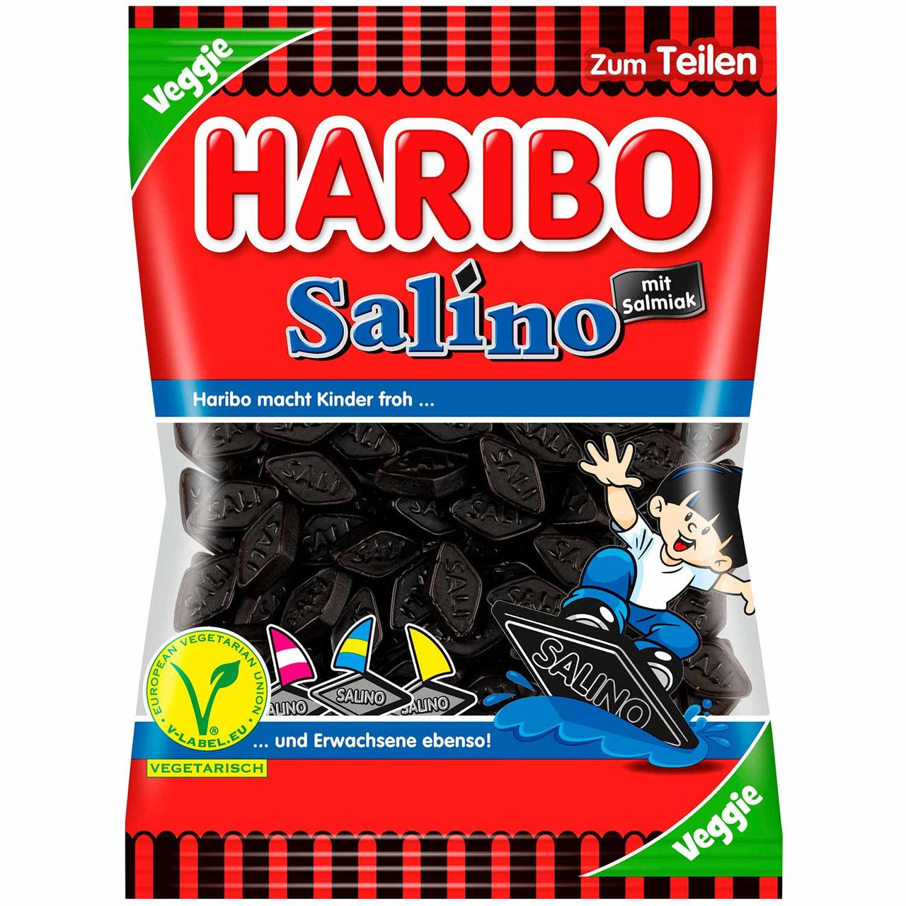 Лакричні Желейки Haribo Salino Veggie 200g